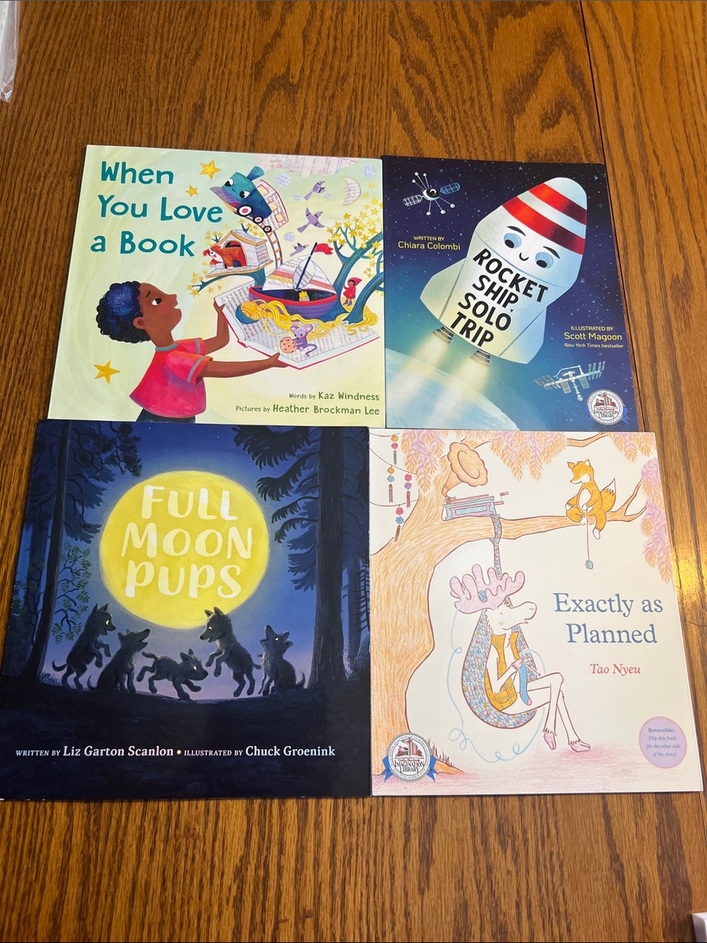 Dolly Parton’s Imagination Library Kids Picture Books.  Total of 4 New Books